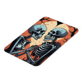 Skeleton Couple Foto Magnet - Gotische Romantikhal (Linke Seite)
