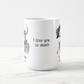 Skeleton Couple Kaffeetasse (Mittel)