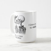 Skeleton Couple Kaffeetasse (Vorderseite Links)