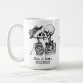 Skeleton Couple Kaffeetasse (Links)