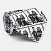 Skeleton Couple - Krawatte (Gerollt)