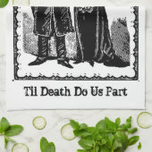 Skeleton Couple - Küchentuch (Maßgeschneidert) (Gefaltet)