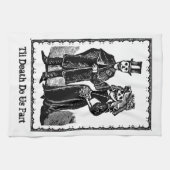 Skeleton Couple - Küchentuch (Maßgeschneidert) (Horizontal)