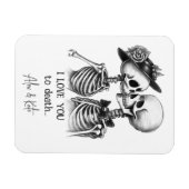 Skeleton Couple Magnet (Horizontal)