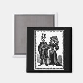 Skeleton Couple - Magnet #1 (Anpassen) (Vorderseite/Rückseite)