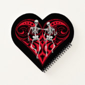 Skeleton Couple Notizblock (Rückseite)