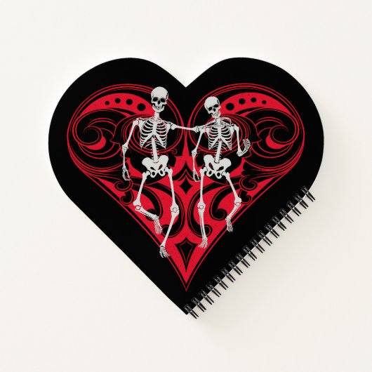 Skeleton Couple Notizblock (Rückseite)