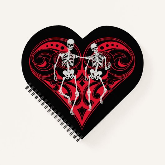 Skeleton Couple Notizblock (Vorderseite)