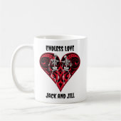 Skeleton Couple Personalisiert Coffee Tasse (Links)