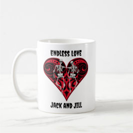 Skeleton Couple Personalisiert Coffee Tasse