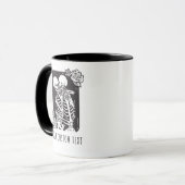 Skeleton Couple Personalisiert Valentinstag Tasse (Vorderseite Links)