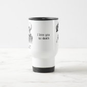 Skeleton Couple Reisebecher (Mittel)