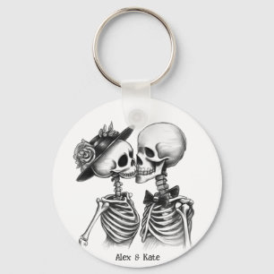 Skeleton Couple Schlüsselanhänger