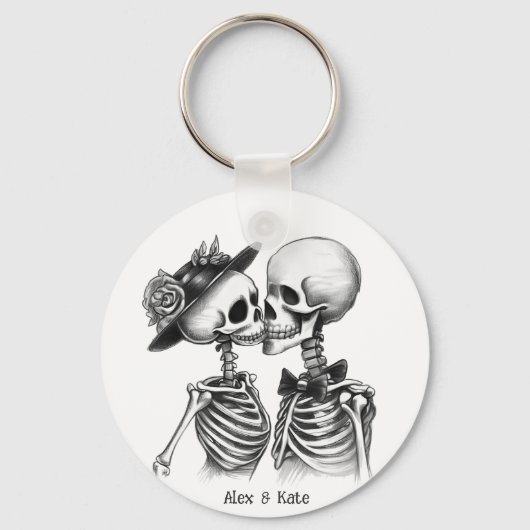 Skeleton Couple Schlüsselanhänger (Vorderseite)