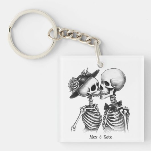 Skeleton Couple Schlüsselanhänger (Vorderseite)