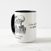 Skeleton Couple Tasse (Vorderseite Links)