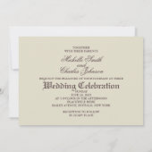 Skeleton Couple Wedding Einladung (Rückseite)