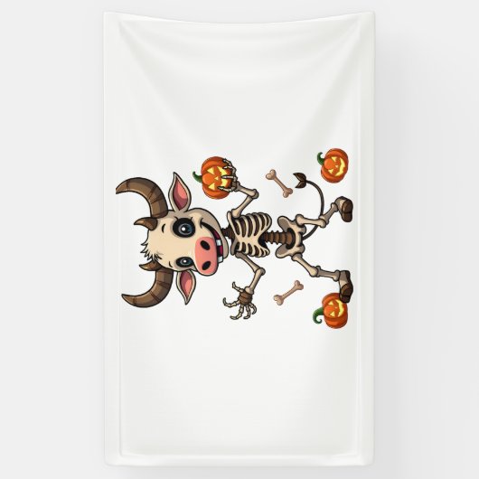 Skeleton Cow Parade Banner (Vertikal)