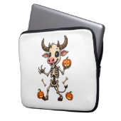 Skeleton Cow Parade Laptopschutzhülle (Vorderseite Links)