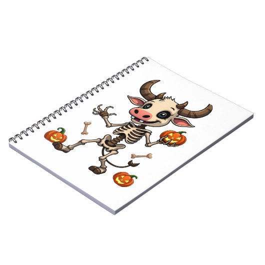 Skeleton Cow Parade Notizblock (Linke Seite)