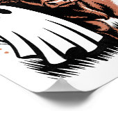 Skeleton Cow Parade Poster (Ecke)