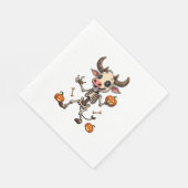 Skeleton Cow Parade Serviette (Ecke)