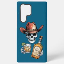 Skeleton Cowboy für Tequila & Whiskey Liebhaber