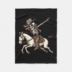 Skeleton Cowboy Halloween Kostüm Kinder Jungen Män Fleecedecke