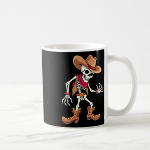 Skeleton Cowboy Halloween Kostüm Kinder Jungen Män Kaffeetasse
