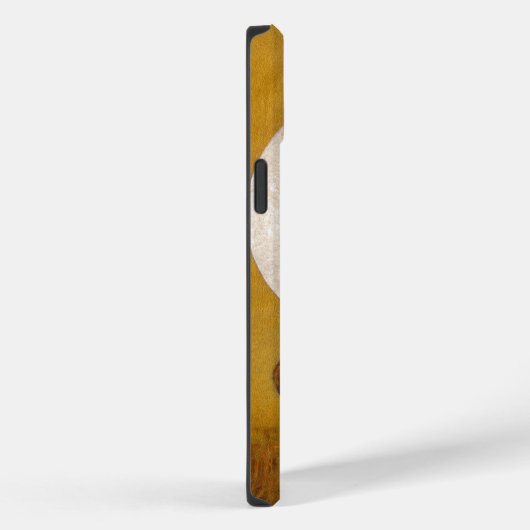 Skeleton Cowboy on Gold iPhone Case (Rückseite / Rechts)