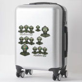 Skeleton Crew Aufkleber (Koffer)