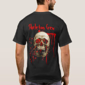 Skeleton Crew Bloody Halloween T-Shirt (Rückseite)