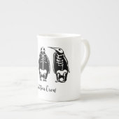 Skeleton Crewpenguin-Trio Porzellantasse (Vorderseite Rechts)