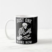 Skeleton Crochet Crafter Tee Just One More Row Kaffeetasse (Links)