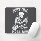 Skeleton Crochet Crafter Tee Just One More Row  Mousepad (Mit Mouse)