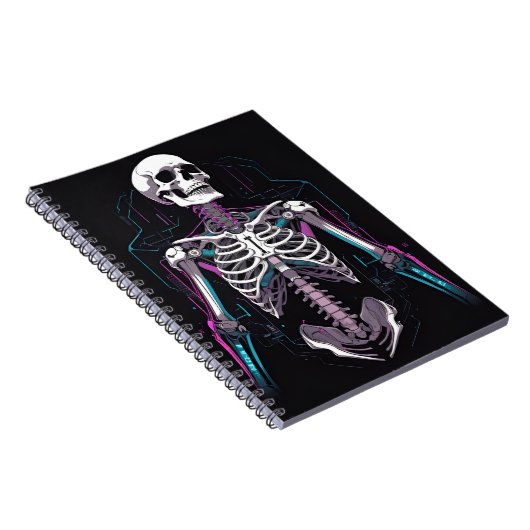 Skeleton Cyber Notizblock (Rechte Seite)