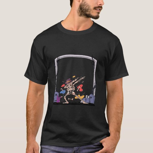 Skeleton Dab T-Shirt (Vorderseite)