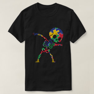 Skeleton Dabbin’ für Autismus-Akzeptanz-Shirt – Ne T-Shirt