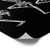 Skeleton Dance Ballet Flats Ballet Halloween Costu Poster (Ecke)