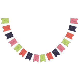 Skeleton Dance Halloween Banner