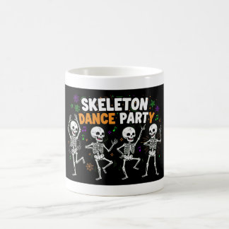 Skeleton Dance Party Halloween Funny Spooky Kaffeetasse