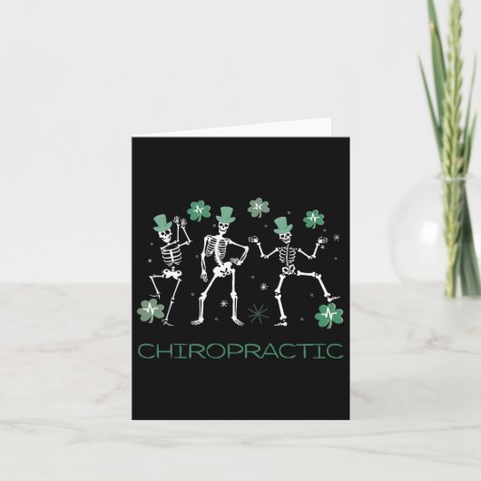 Skeleton Dancing Chiropractic Piazza della Riforma Karte (Vorderseite)