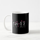 Skeleton Dancing Nk Ribbon Breast Cancer Awareness Kaffeetasse (Links)