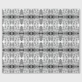 Skeleton Danse makaberes weißes Packpapier (Flach)