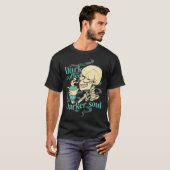 Skeleton Dark Coffee Dark Soul T-Shirt (Vorne ganz)