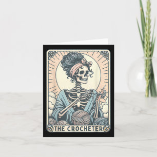 Skeleton: Das Crocheter-Mama-Tarot-Kartenknitter-C Karte