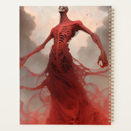 Skeleton Demon Creature Dark Fantasy Horror Planer (Rückseite)