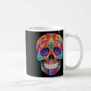 Skeleton Dia de Los Muertos Tag der Toten Kaffeetasse