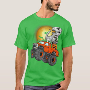 Skeleton Dinosaur Monster Truck Kleinkind Boys Hal T-Shirt