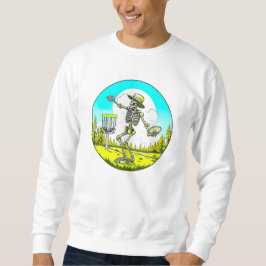 Skeleton Disk Golfing Sweatshirt